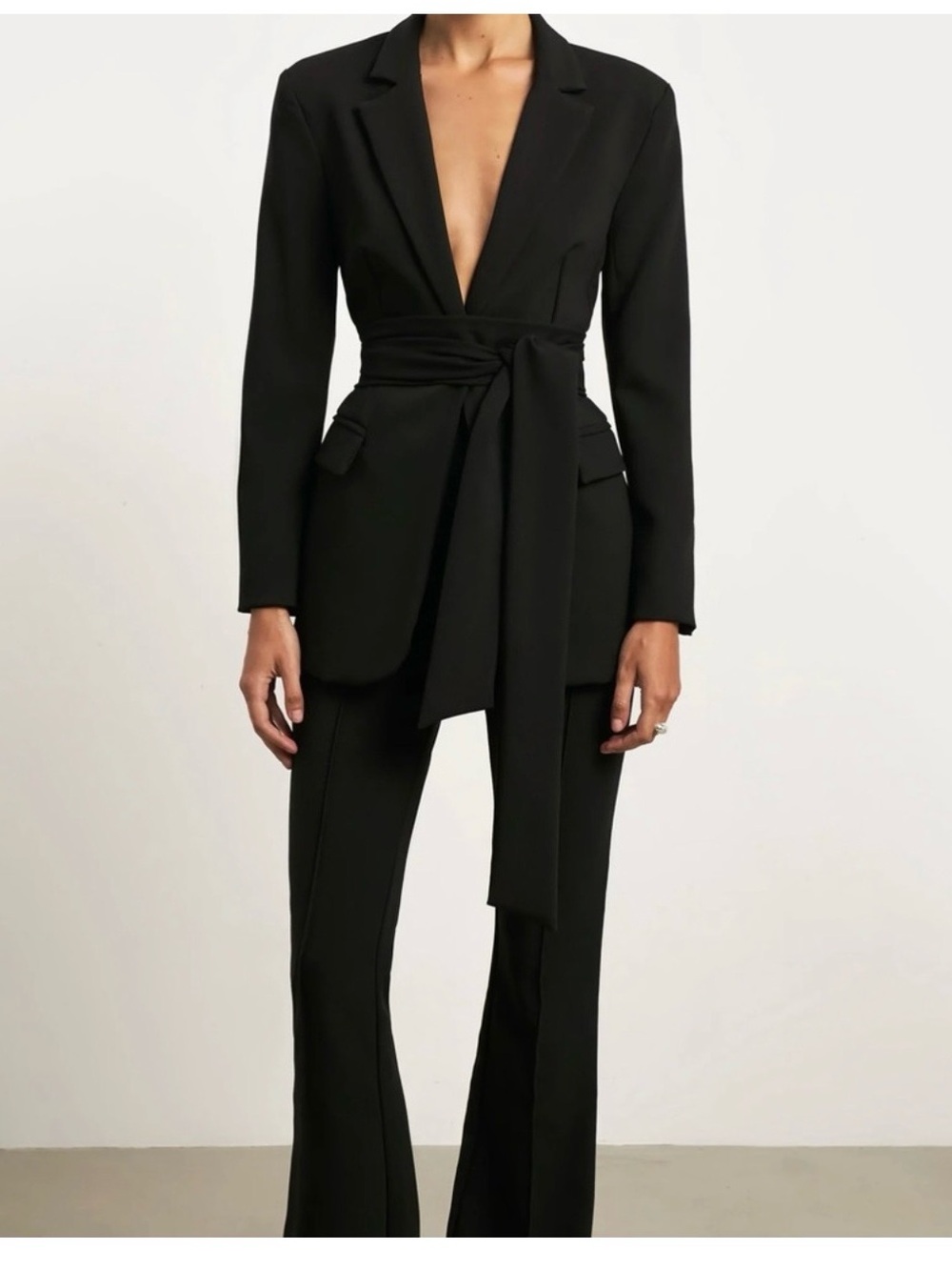BOA Black Single-Button Tailored Blazer